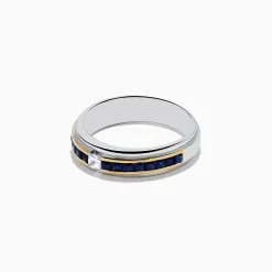 Mens|Effy Jewelry 925 Men's Sterling Silver Sapphire Ring