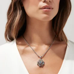 Necklaces & Pendants|Effy Jewelry 925 Multi Gemstone Cross Pendant, 4.09 TCW