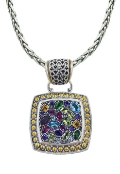 Necklaces & Pendants|Effy Jewelry 925 Multi Gemstone Pendant, 4.97 TCW