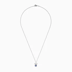 Necklaces & Pendants|Effy Jewelry 925 Seaside Sterling Silver Diamond and Tanzanite Starfish Pendant
