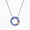 Necklaces & Pendants|Effy Jewelry 925 Silver/18K Gold Tanzanite and Diamond Starfish Pendant