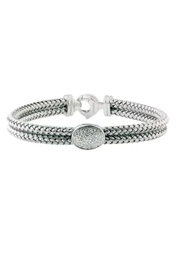 Bracelets|Effy Jewelry 925 Sterling Silver and Diamond Bracelet, .15 TCW