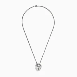 Necklaces & Pendants|BH Multi 925 Sterling Silver Black Diamond Lion Pendant, 0.07 TCW