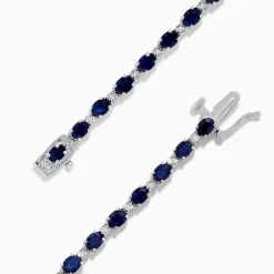 Bracelets|BH Multi 925 Sterling Silver Blue Sapphire Tennis Bracelet