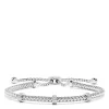 Bracelets|Effy Jewelry 925 Sterling Silver Braided Chain Diamond Accent Bolo Bracelet, 0.15 TCW
