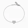 Bracelets|Effy Jewelry 925 Sterling Silver Diamond Heart Bracelet