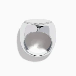 Rings|Effy Jewelry 925 Sterling Silver Diamond Bubble Heart Ring