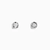 Earrings|Effy Jewelry 925 Sterling Silver Diamond Stud Earrings