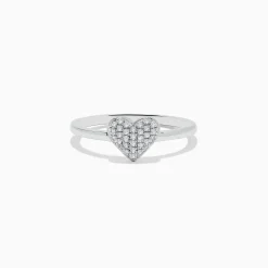 Rings|BH Multi 925 Sterling Silver Diamond Heart Ring