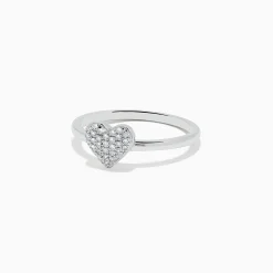 Rings|BH Multi 925 Sterling Silver Diamond Heart Ring
