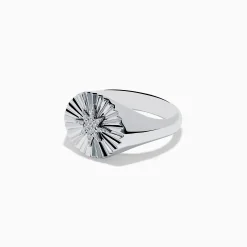 Rings|Effy Jewelry 925 Sterling Silver Diamond Star Ring