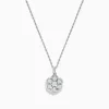 Necklaces & Pendants|Effy Jewelry 925 Sterling Silver Diamond Cluster Pendant