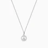 Necklaces & Pendants|BH Multi 925 Sterling Silver Diamond Peace Sign Necklace