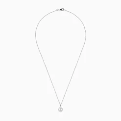 Necklaces & Pendants|BH Multi 925 Sterling Silver Diamond Peace Sign Necklace