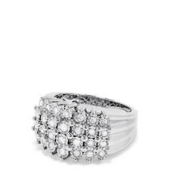 Rings|Effy Jewelry 925 Sterling Silver Diamond Ring, 0.49 TCW