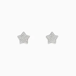 Earrings|BH Multi 925 Sterling Silver Diamond Star Stud Earrings