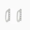 Earrings|BH Multi 925 Sterling Silver Diamond Hoop Earrings