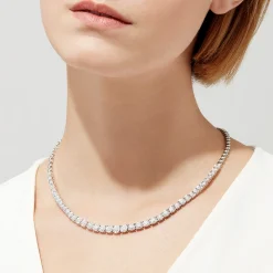 Necklaces & Pendants|Effy Jewelry 925 Sterling Silver Diamond Necklace, 0.31 TCW