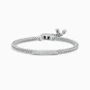 Bracelets|Effy Jewelry 925 Sterling Silver Diamond Accented Bracelet, 0.17 TCW