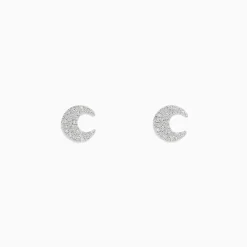 Earrings|BH Multi 925 Sterling Silver Diamond Moon Earrings