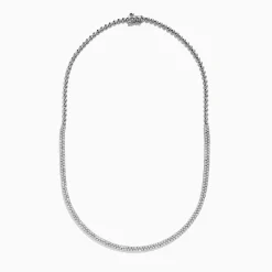 Necklaces & Pendants|Effy Jewelry 925 Sterling Silver Pave Diamond Necklace
