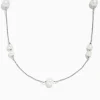 Necklaces & Pendants|Effy Jewelry 925 Sterling Silver Pearl Necklace with Fresh Water Pearl