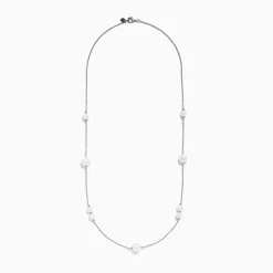 Necklaces & Pendants|Effy Jewelry 925 Sterling Silver Pearl Necklace with Fresh Water Pearl