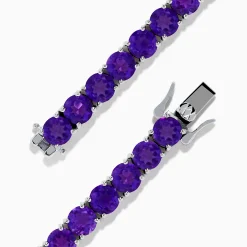 Bracelets|Effy Jewelry 925 Sterling Silver Purple Amethyst Bracelet