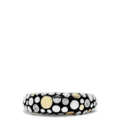 Rings|Effy Jewelry 925 Sterling Silver u0026 18K Yellow Gold Diamond Accented Ring, 0.03 TCW