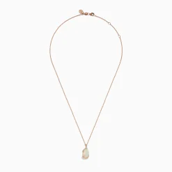 Necklaces & Pendants|Effy Jewelry Aurora 14K Rose Gold Opal and Diamond Pendant
