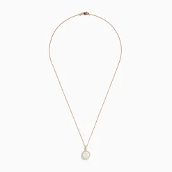 Necklaces & Pendants|BH Multi Aurora 14K Rose Gold Opal and Diamond Pendant, 2.57 TCW
