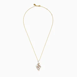 Necklaces & Pendants|Effy Jewelry Aurora 14K Yellow Gold Opal and Diamond Pendant