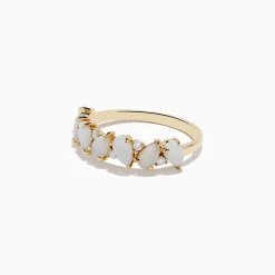 Rings|Effy Jewelry Aurora 14K Yellow Gold Opal and Diamond Ring