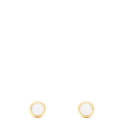 Earrings|Effy Jewelry Aurora 14K Yellow Gold Opal Stud Earrings, 0.75 TCW