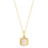 Necklaces & Pendants|Effy Jewelry Aurora 14K Yellow Gold Opal and Diamond Pendant, 0.62 TCW