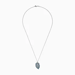 Necklaces & Pendants|Effy Jewelry Bella Bleu 14K White Gold Blue and White Diamond Pendant, 0.86 TCW