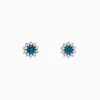 Earrings|Effy Jewelry Bella Bleu 14K White Gold Blue and White Diamond Earrings 0.80 TCW