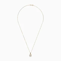 Necklaces & Pendants|Effy Jewelry Bouquet 14K Two-Tone Diamond Pendant 0.32 TCW
