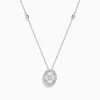 Necklaces & Pendants|Effy Jewelry Bouquet 14K White Gold Diamond Stationary Pendant
