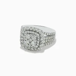 Rings|BH Multi Bouquet 14K White Gold Diamond Ring 1.96 TCW