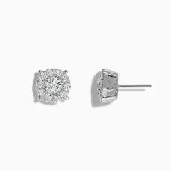 Earrings|BH Multi Bouquet 14K White Gold Diamond Stud Earrings