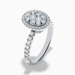 Rings|Effy Jewelry Bouquet 14K White Gold Diamond Cluster Ring