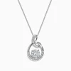 Necklaces & Pendants|BH Multi Bouquet 14K White Gold Diamond Pendant, 0.53 TCW