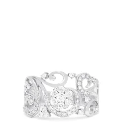 Rings|Effy Jewelry Bouquet 14K White Gold Diamond Filigree Ring, 0.53 TCW