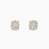 Earrings|effyjewelry.com Bouquet 14K Yellow Gold Diamond Cluster Earrings, 0.93 TCW
