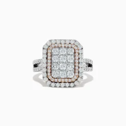 Rings|BH Multi Bouquet Two Tone Gold Diamond Ring
