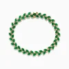 Bracelets|Effy Jewelry Brasilica 14K Yellow Gold Emerald and Diamond Bracelet