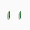 Earrings|Effy Jewelry Brasilica 14K Yellow Gold Emerald Huggie Earrings