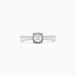 Rings|Effy Jewelry Bridal 14K White Gold Diamond Ring, 0.53 TCW