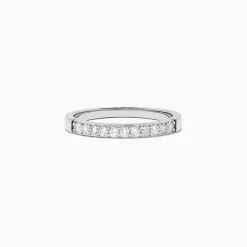 Rings|effyjewelry.com Bridal 14K White Gold Prong Set Diamond Band, 0.24 TCW